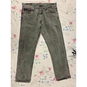 Levi’s‎ 501 Original Fit Jeans Men’s W33 L30 Dark Gray Button Fly
